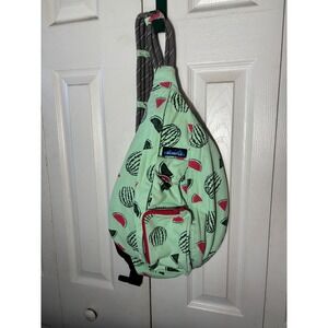 KAVU Rope Sling Bag‎ Watermelon Festival Crossbody Backpack